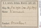 Etiketten zu Diamant (NHMW-MIN-Aa2974)